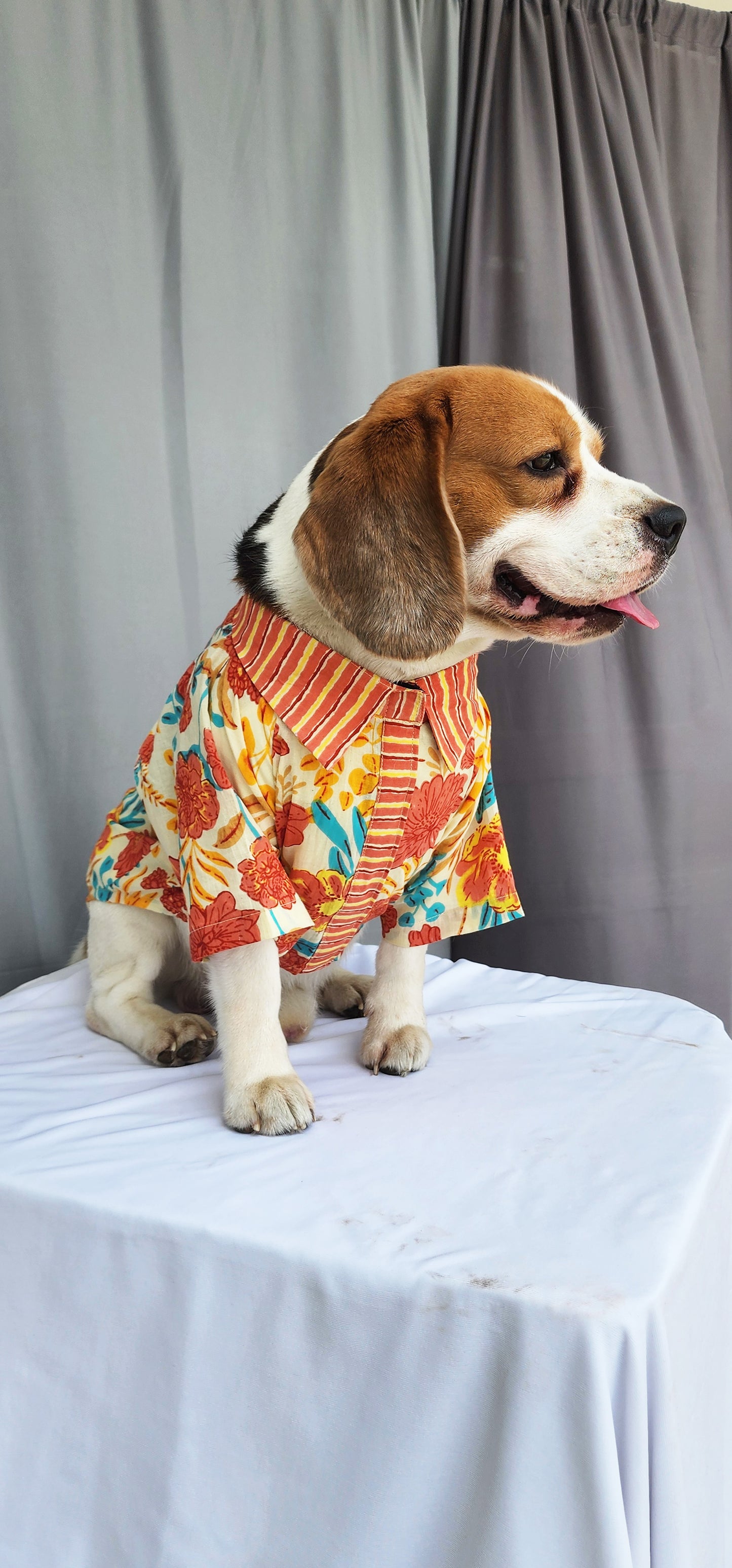 White Floral Sun Shirt