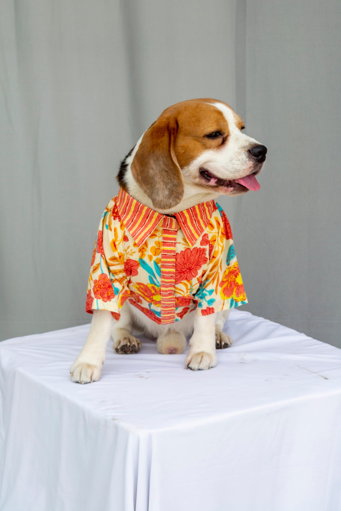 White Floral Sun Shirt