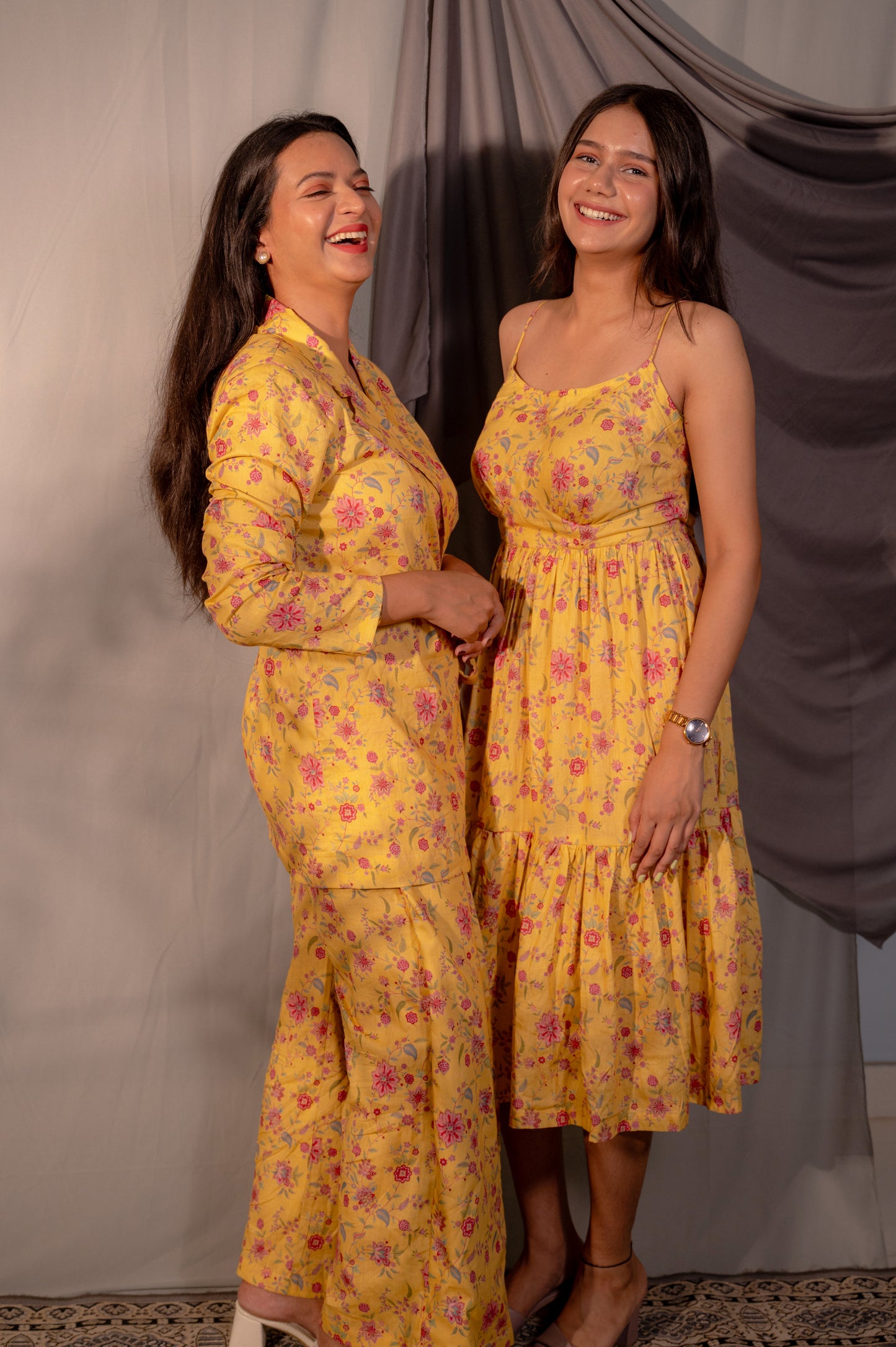 Yellow Floral Dress