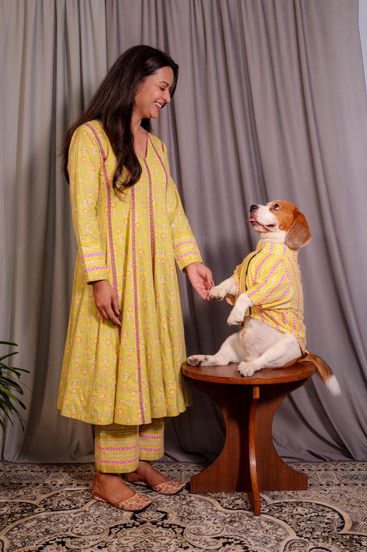 Green Sherwani Kurta