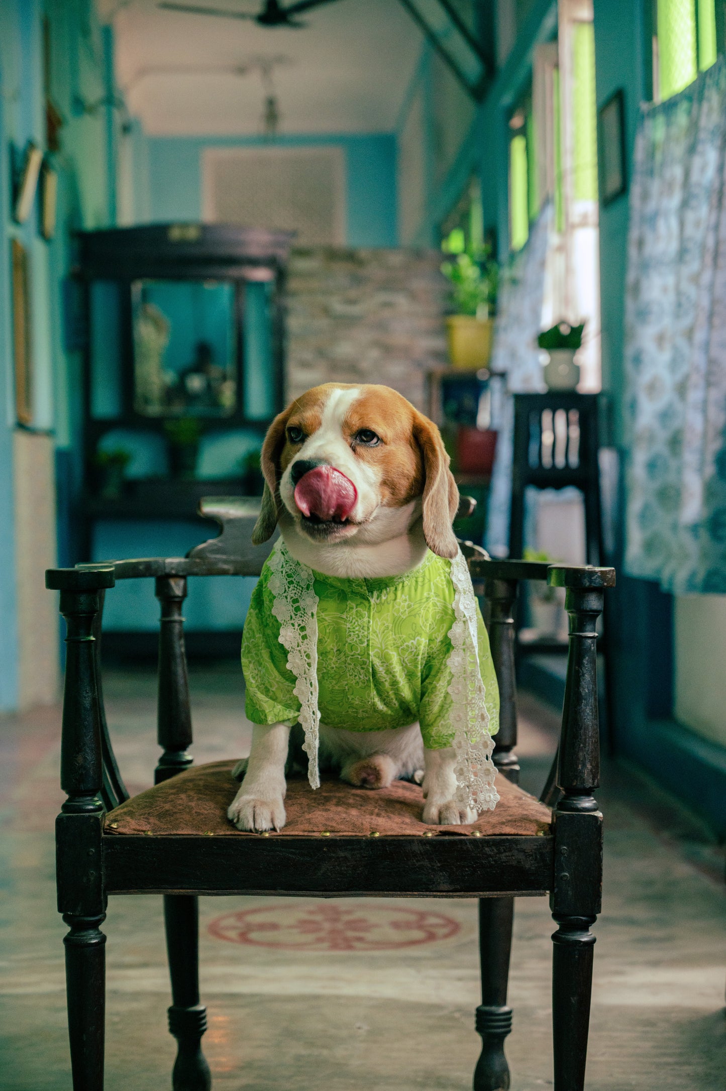 Lime Green Kurta with Dupatta