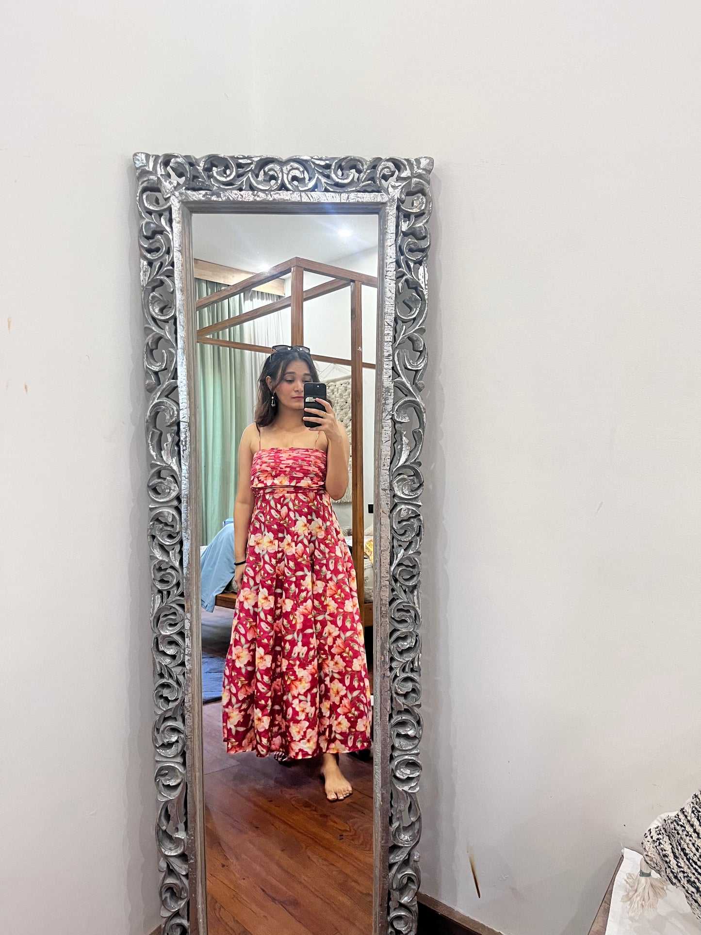 Pink Floral Dress