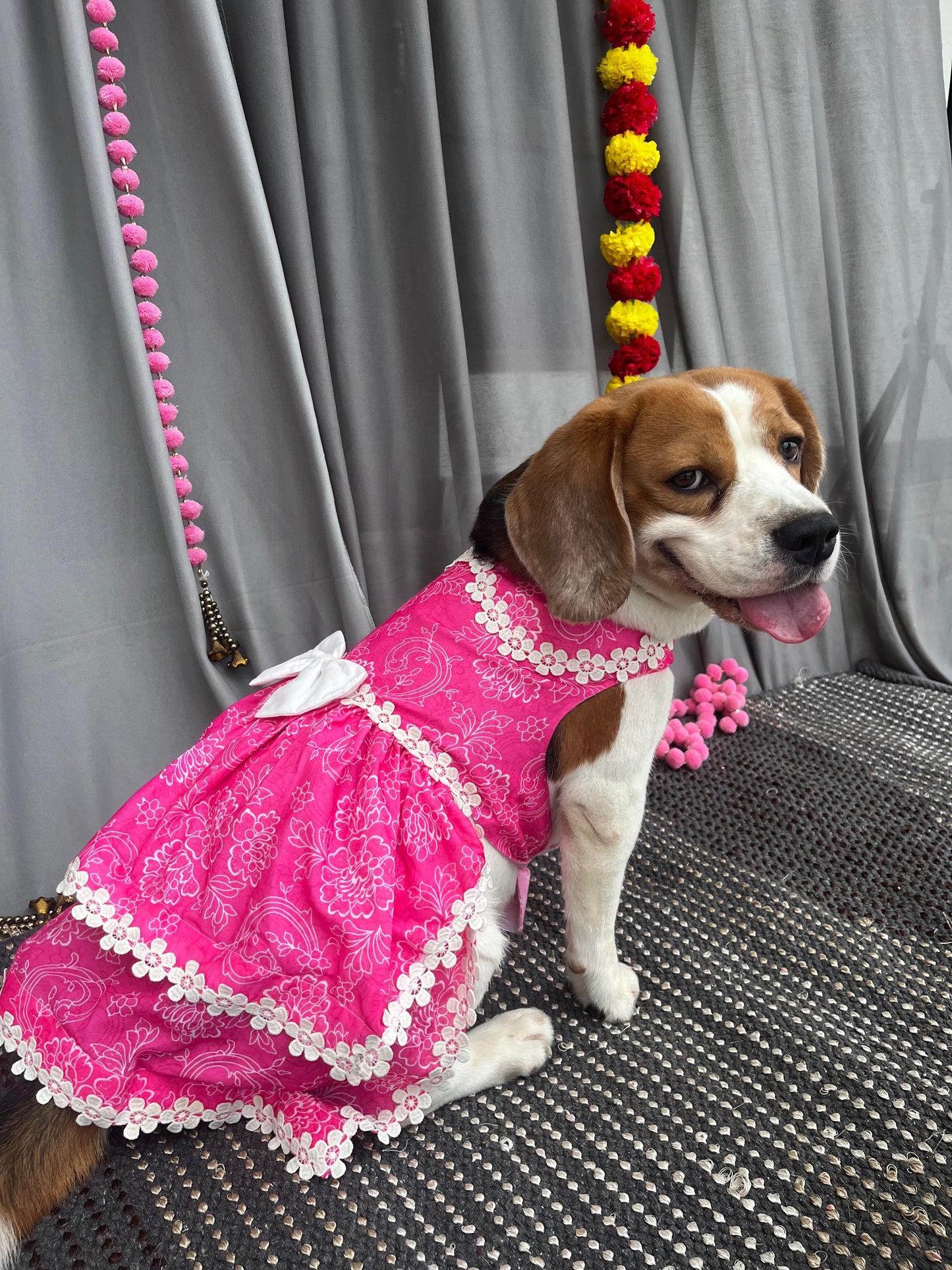 Pink Floral Frock