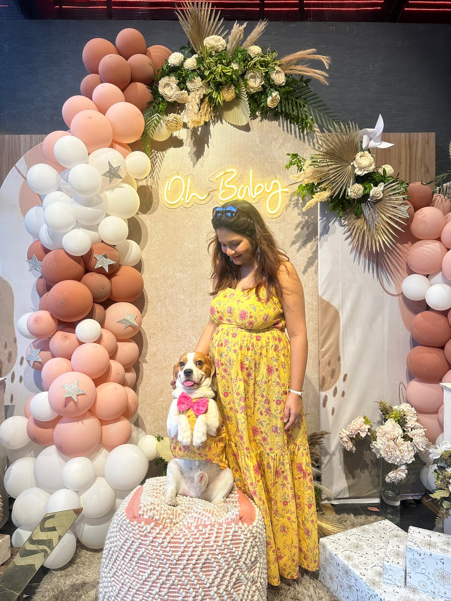 Yellow Floral Dress