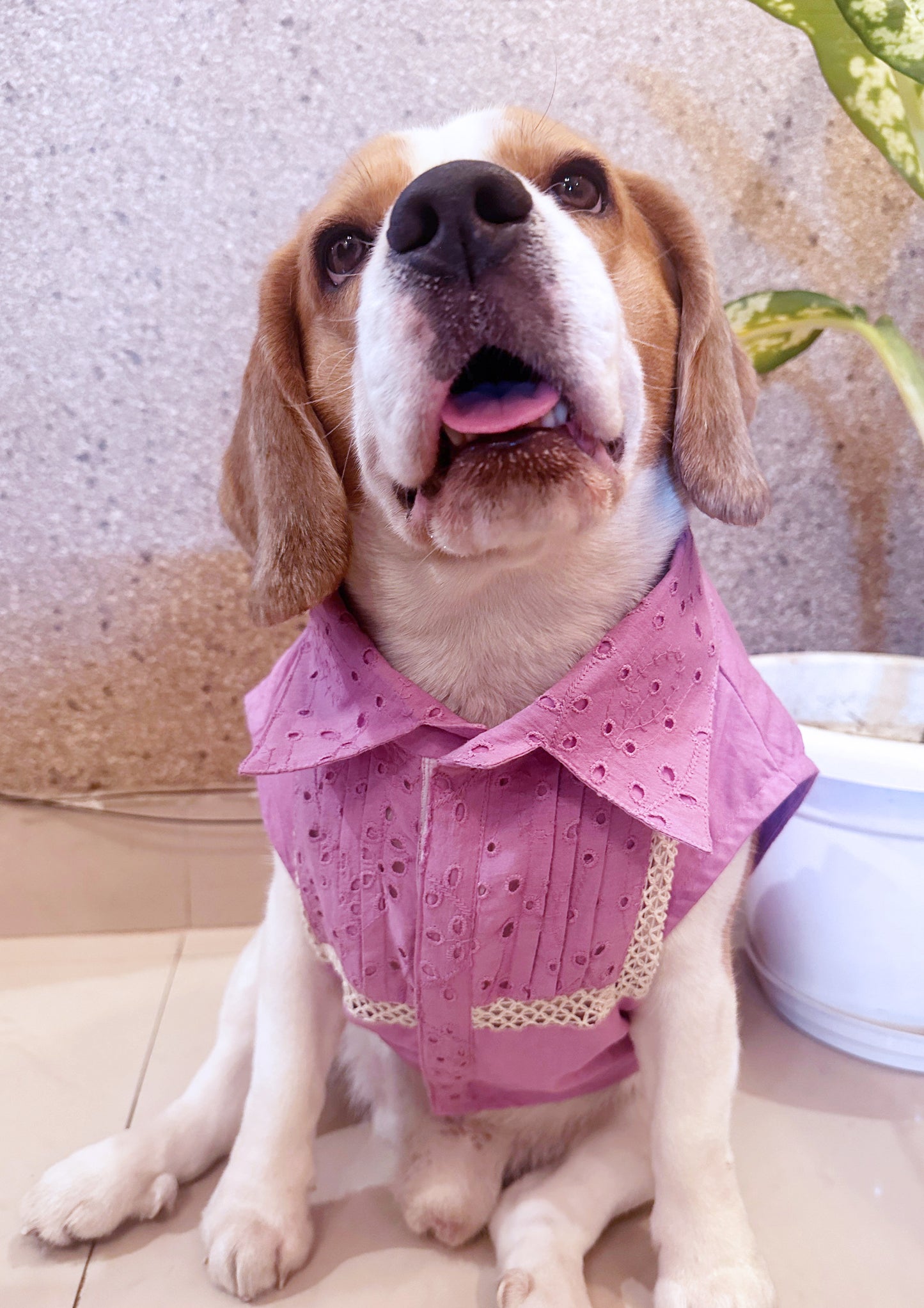 Lilac Sleeveless Shirt