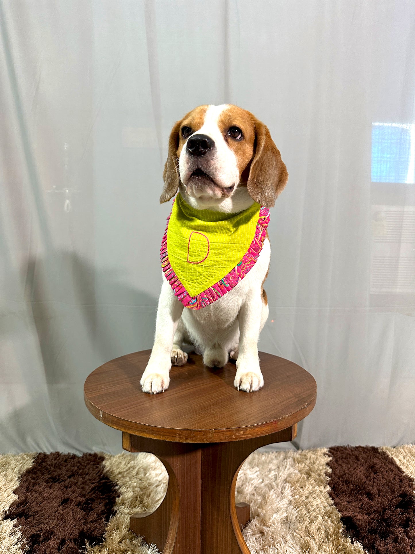 Lime Green Customised Bandana